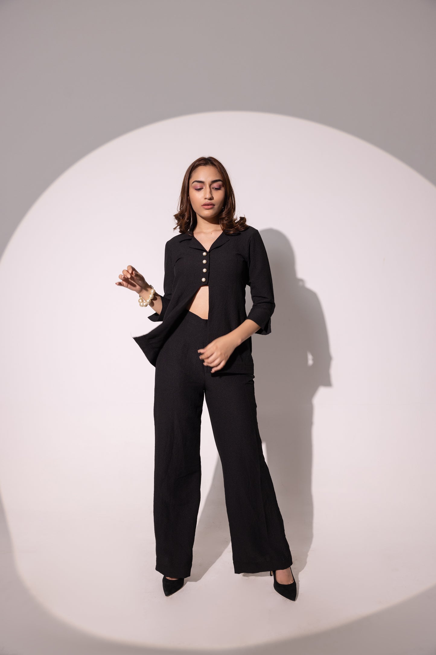 Chloe Bubble Pearl Co-ord Set