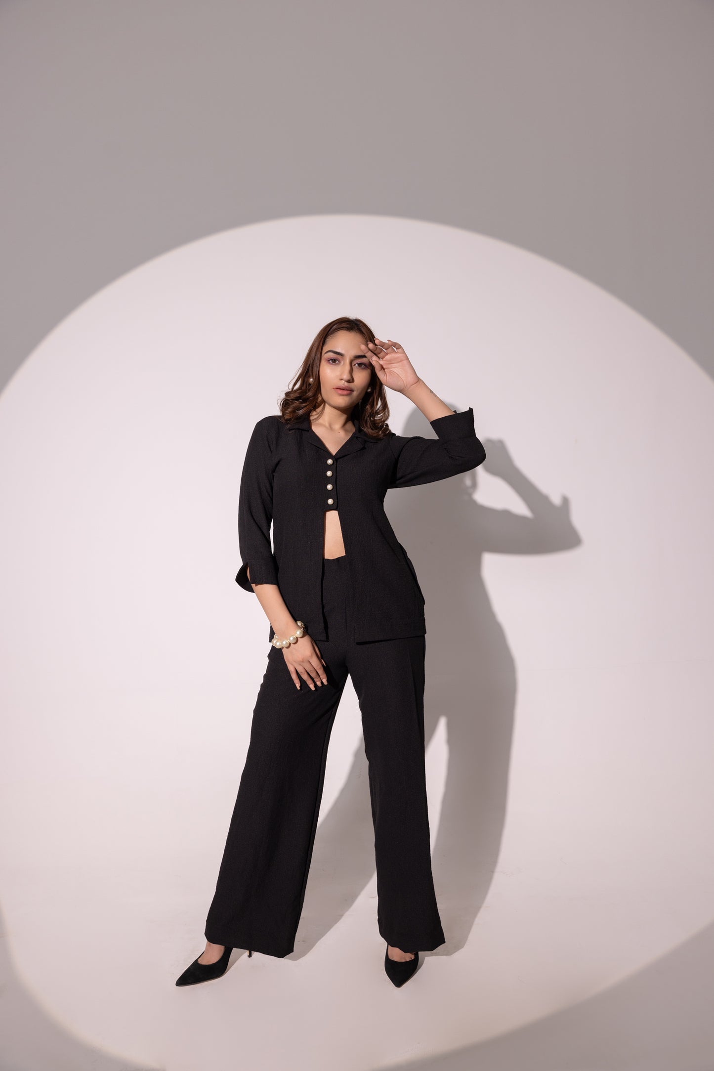 Chloe Bubble Pearl Co-ord Set