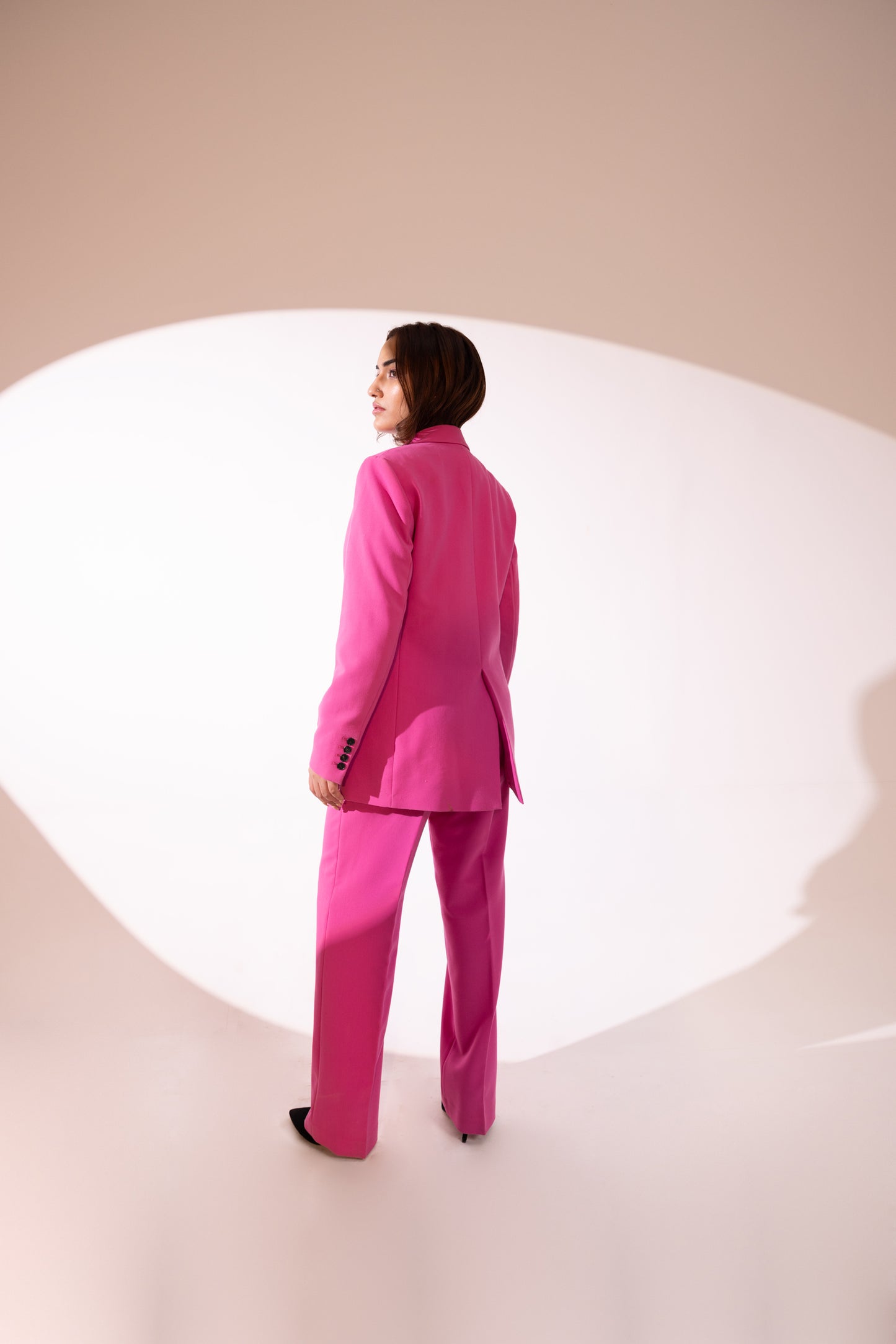 Zoey Pink Blazer Set