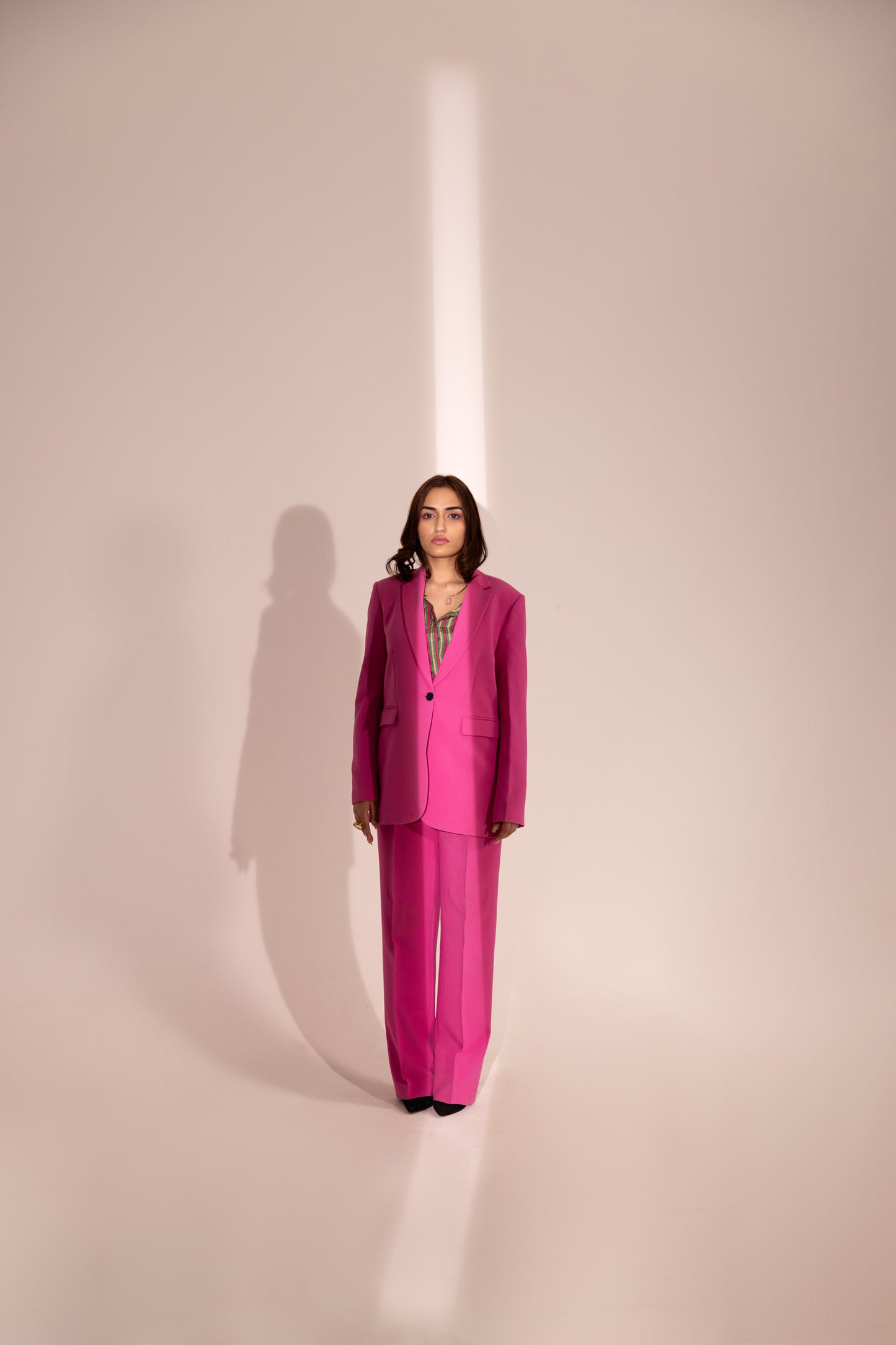 Zoey Pink Blazer Set