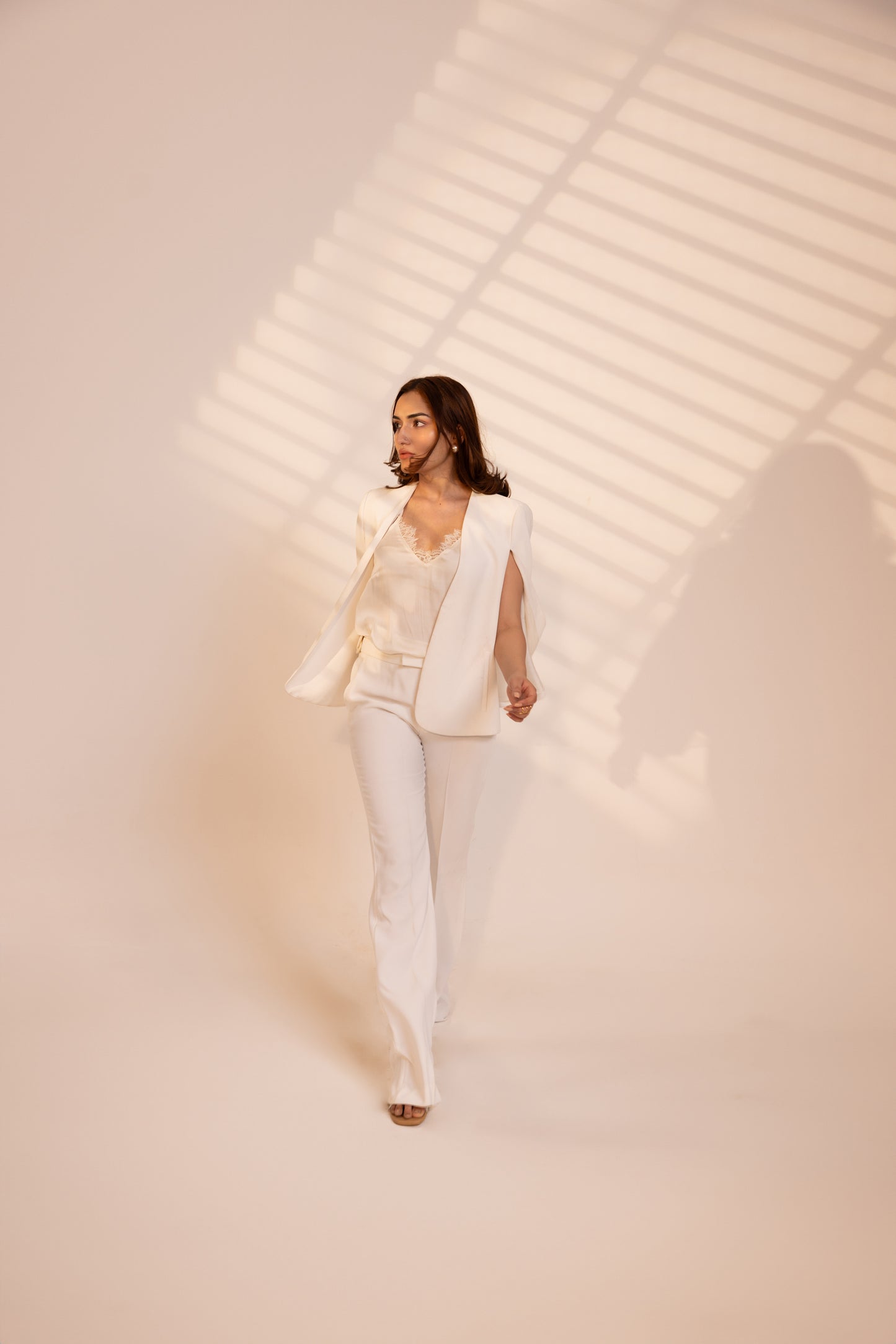 Lucy White Blazer Co-ord