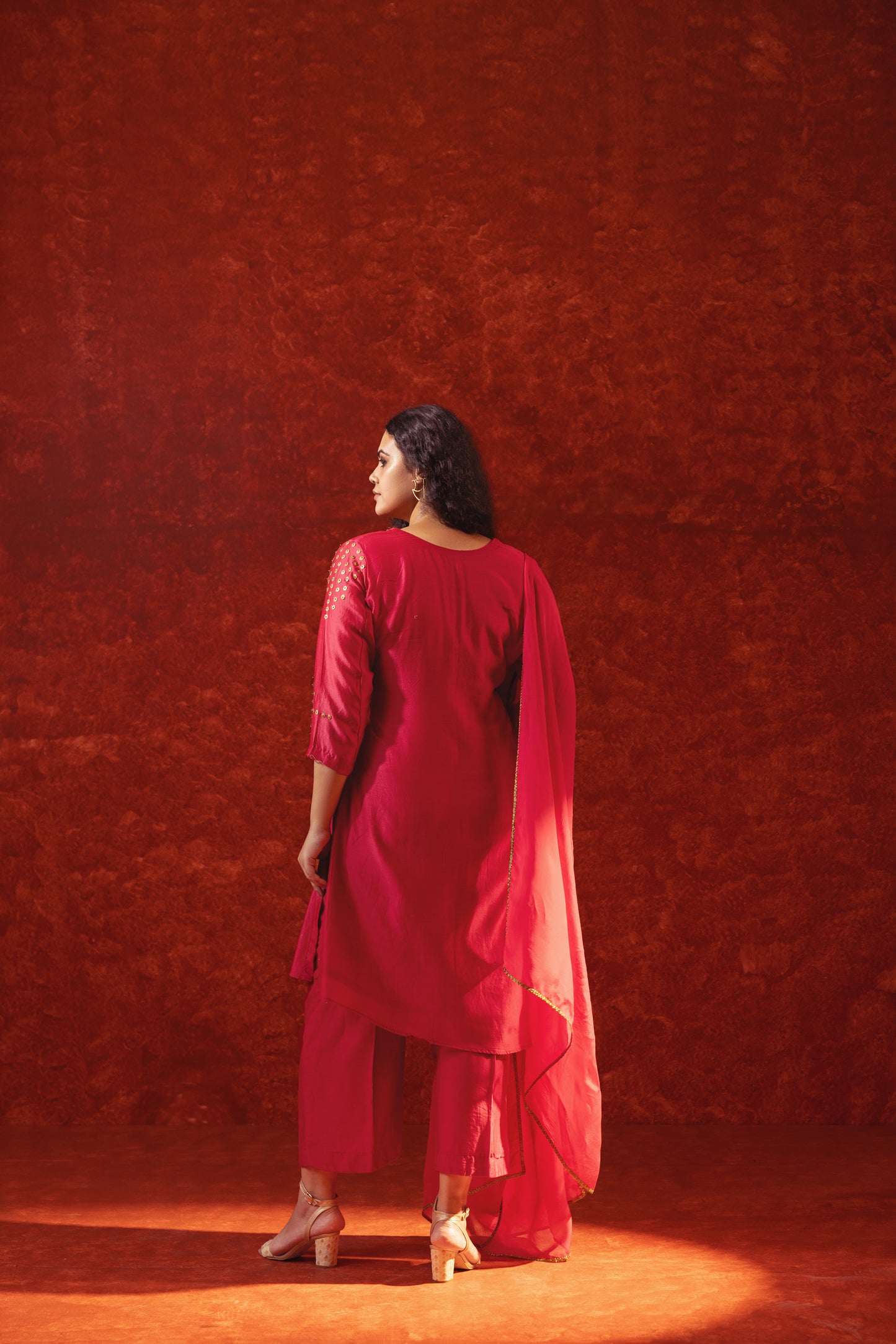 CHANDERI HASHTAG SUIT