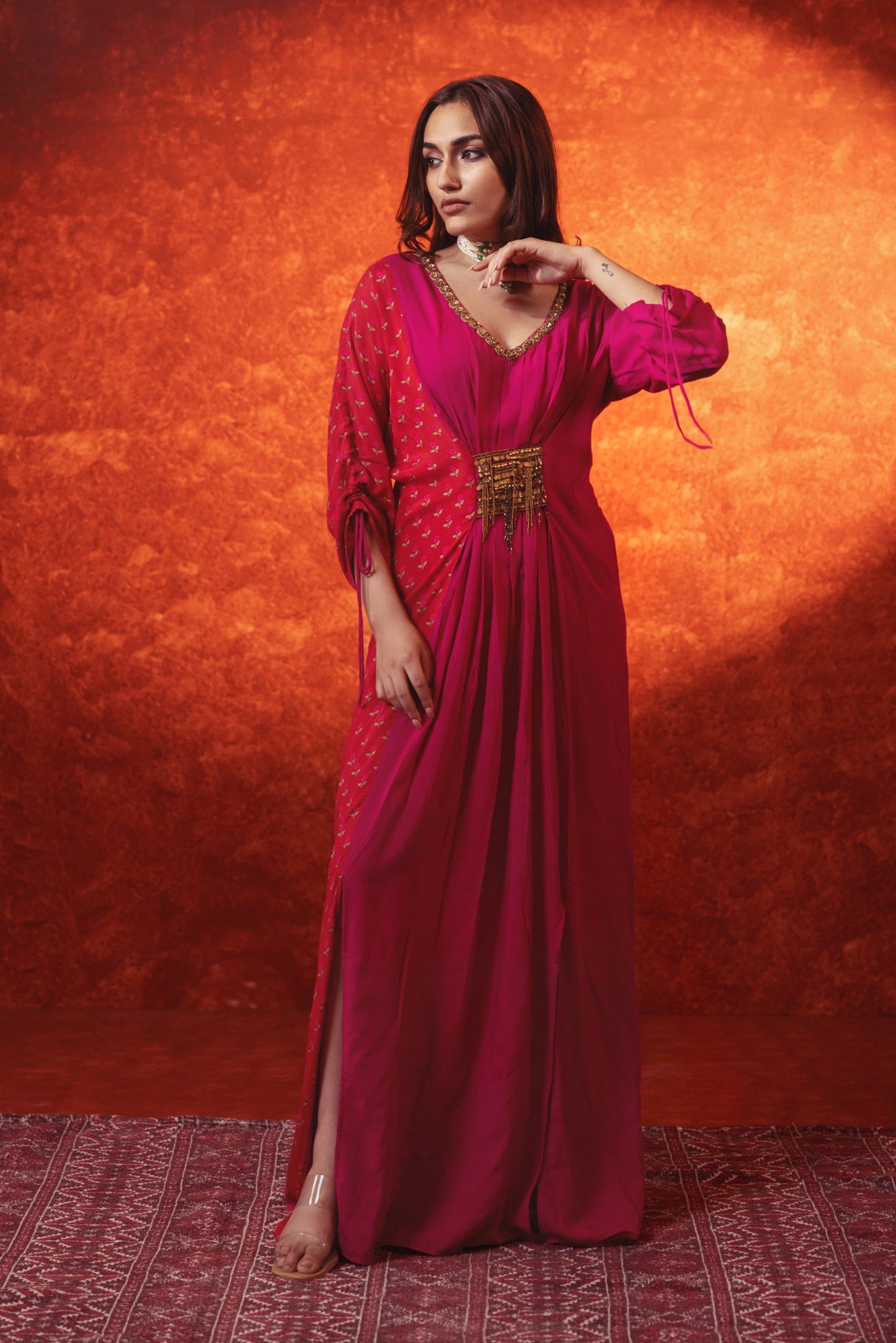 Mehak Bakshi in AZALEA KAFTAN Sculpt