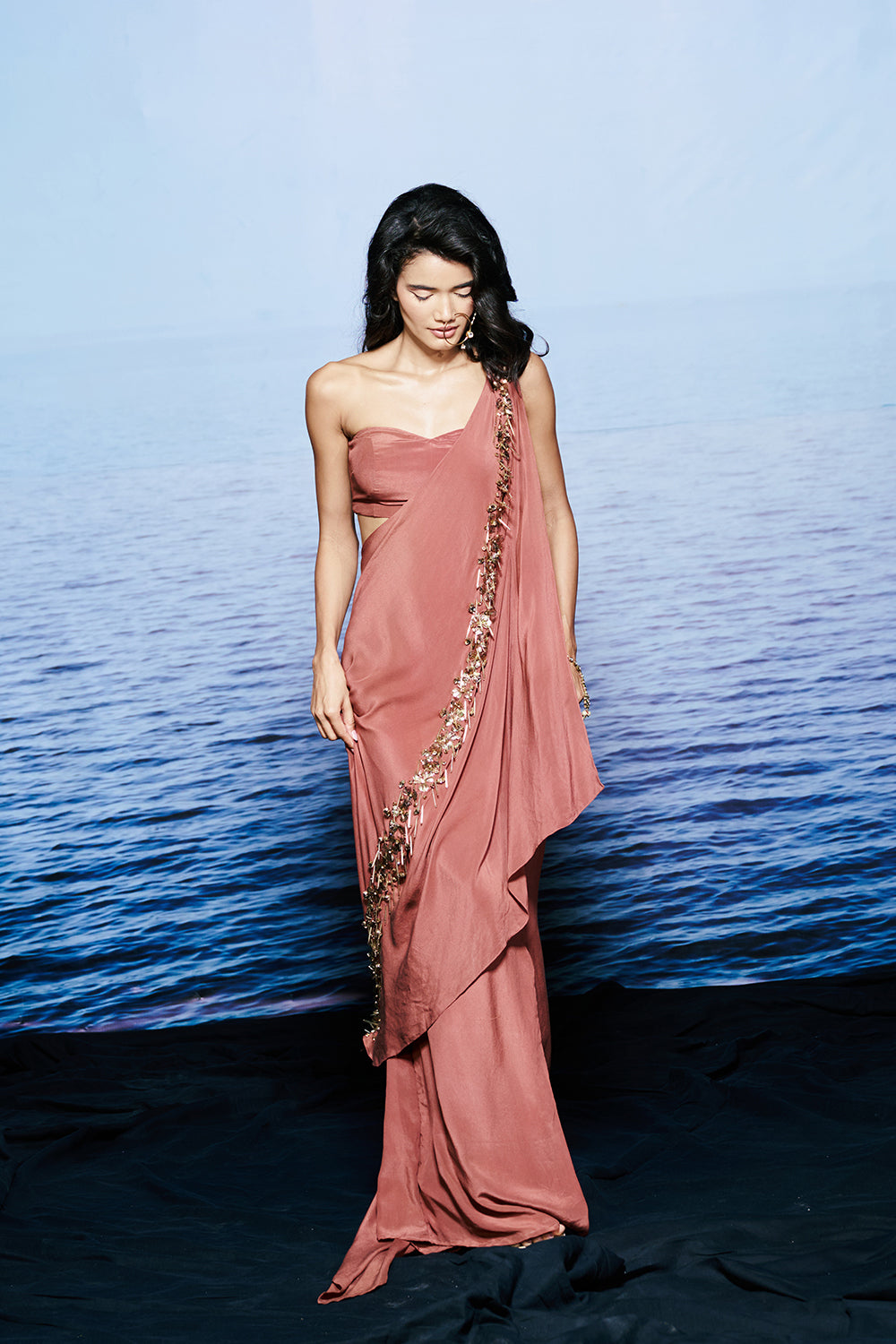 Terracotta Muse Drape