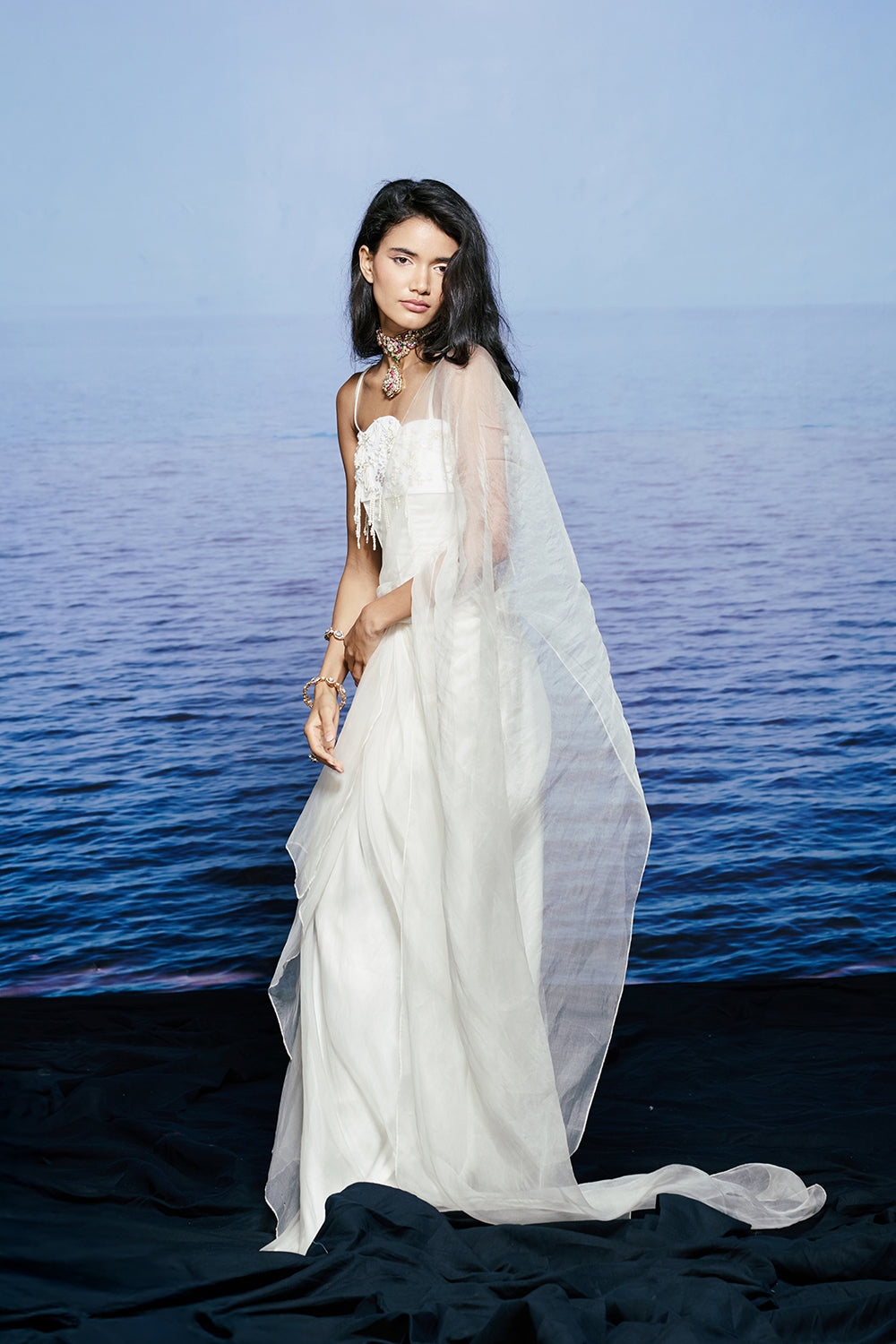 Ocean Whisper Drape