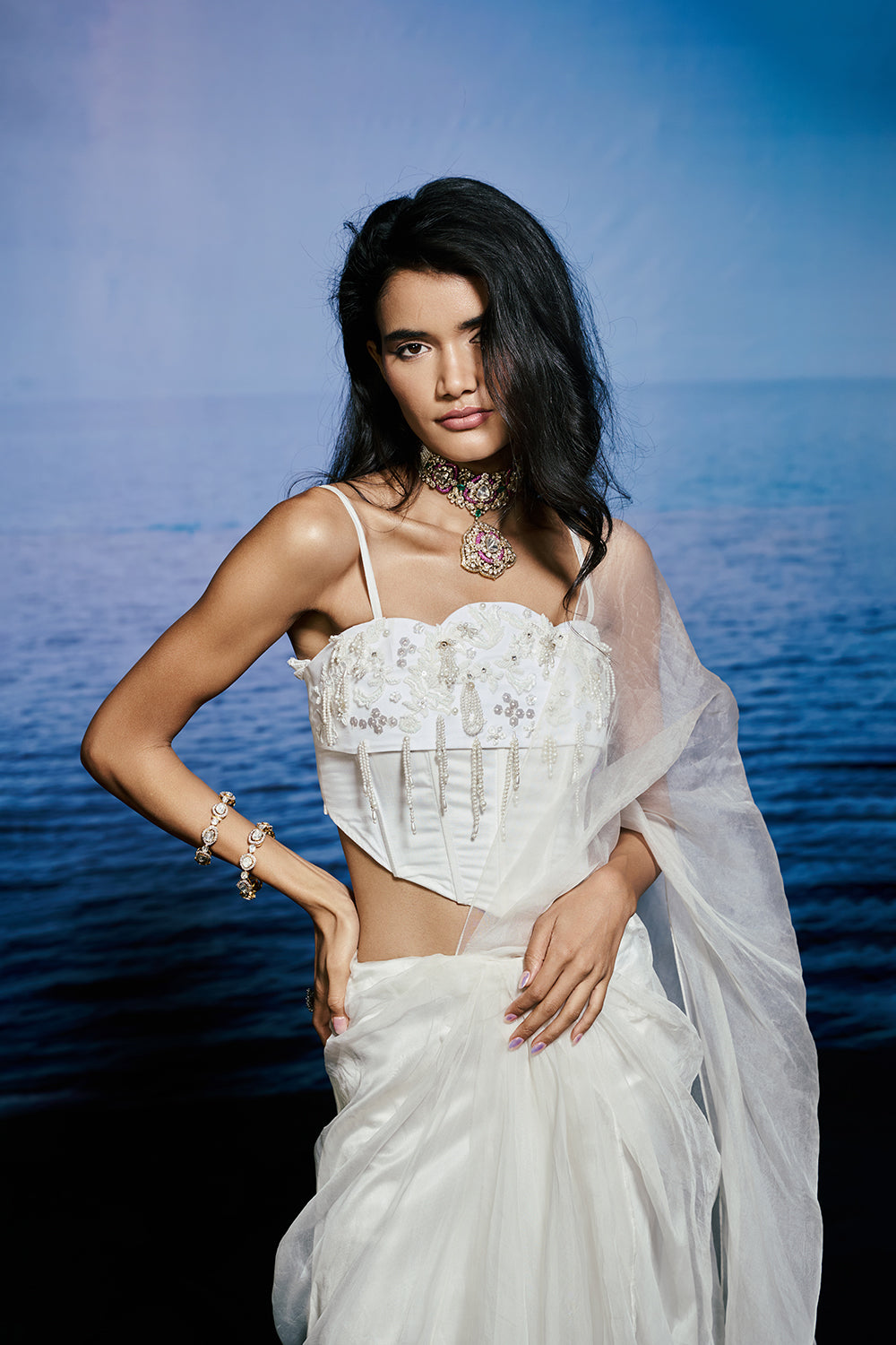 Ocean Whisper Drape