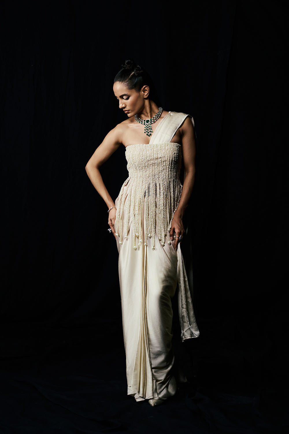 The Cascade Blouse Drape Set