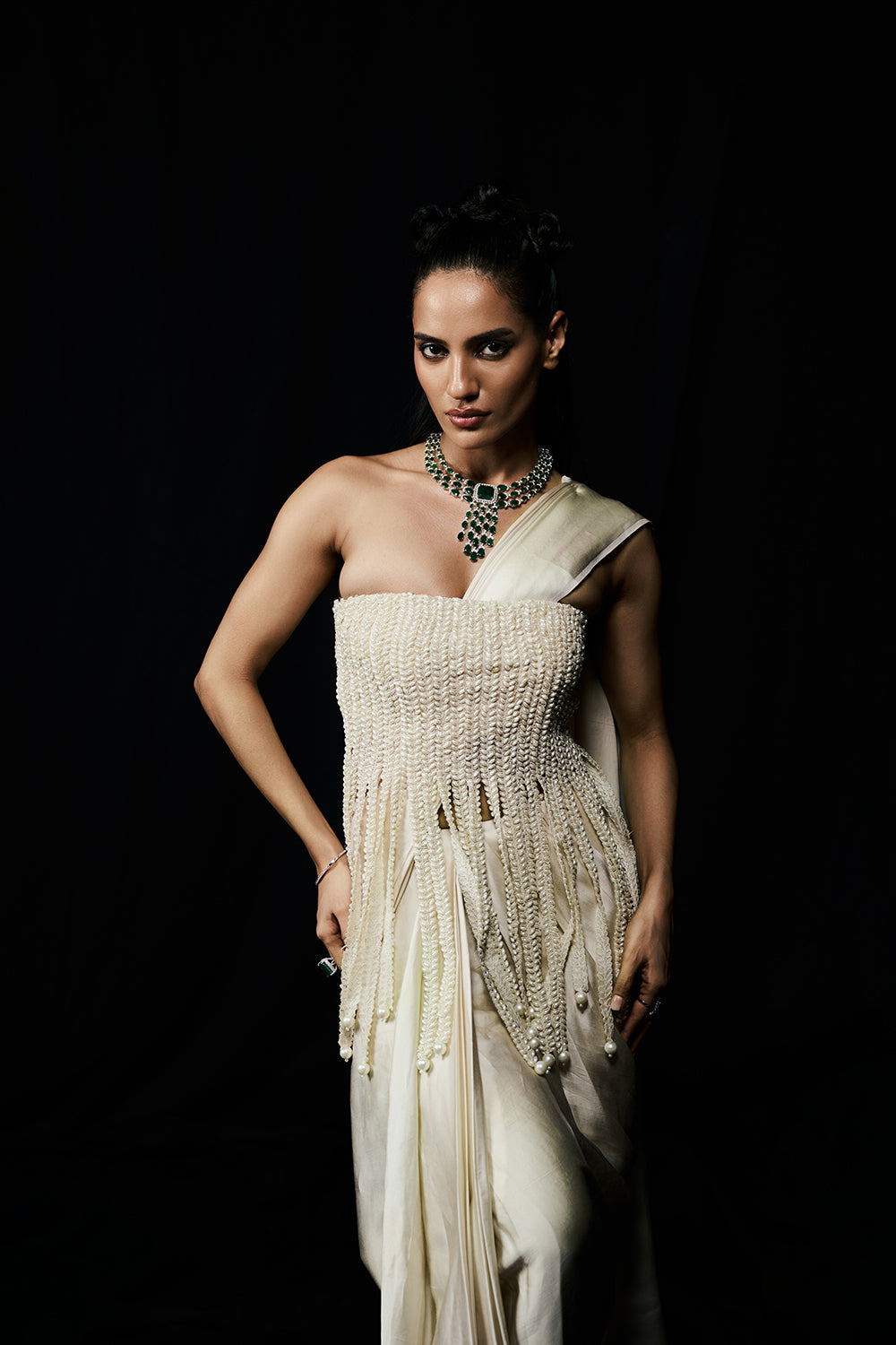 The Cascade Blouse Drape Set