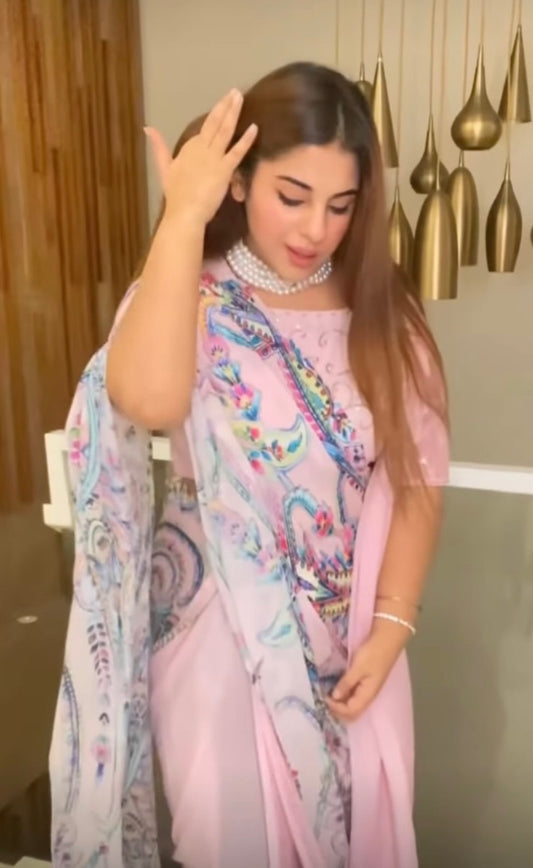 SAHIBA KAUR in Bahaar Swan Saree