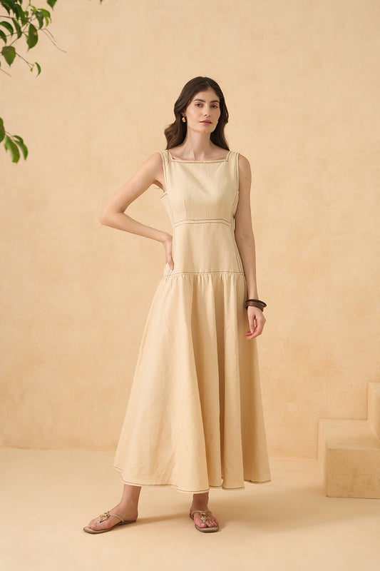 Golden Ease Dress