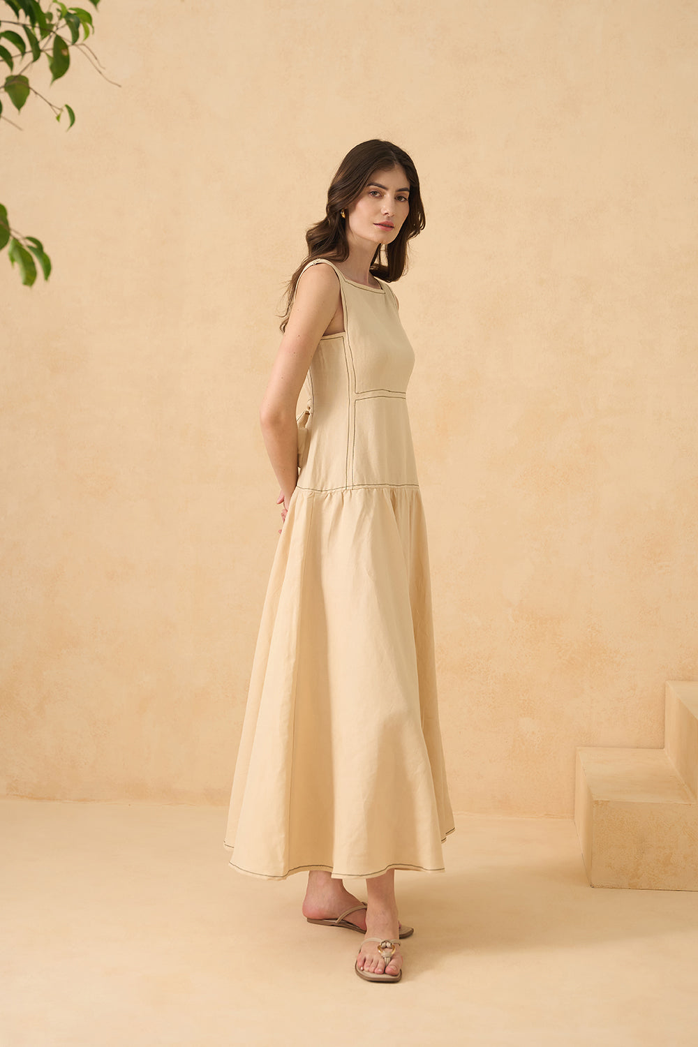 Golden Ease Dress