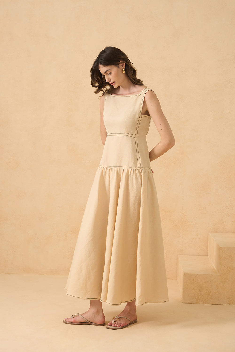 Golden Ease Dress
