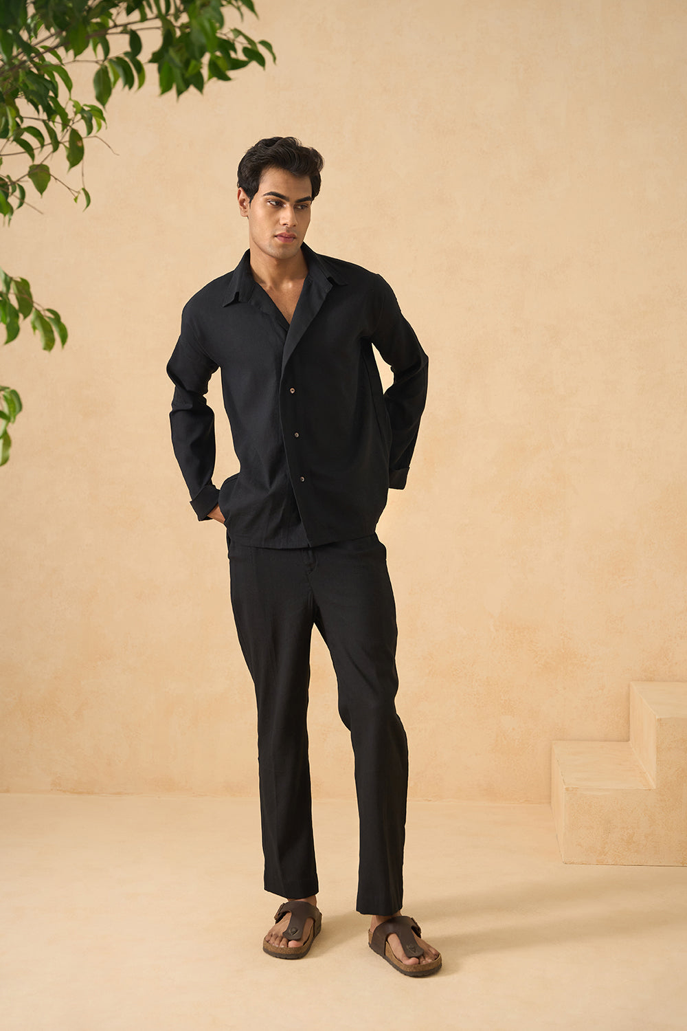 Coconut Veil Pure Linen Pants