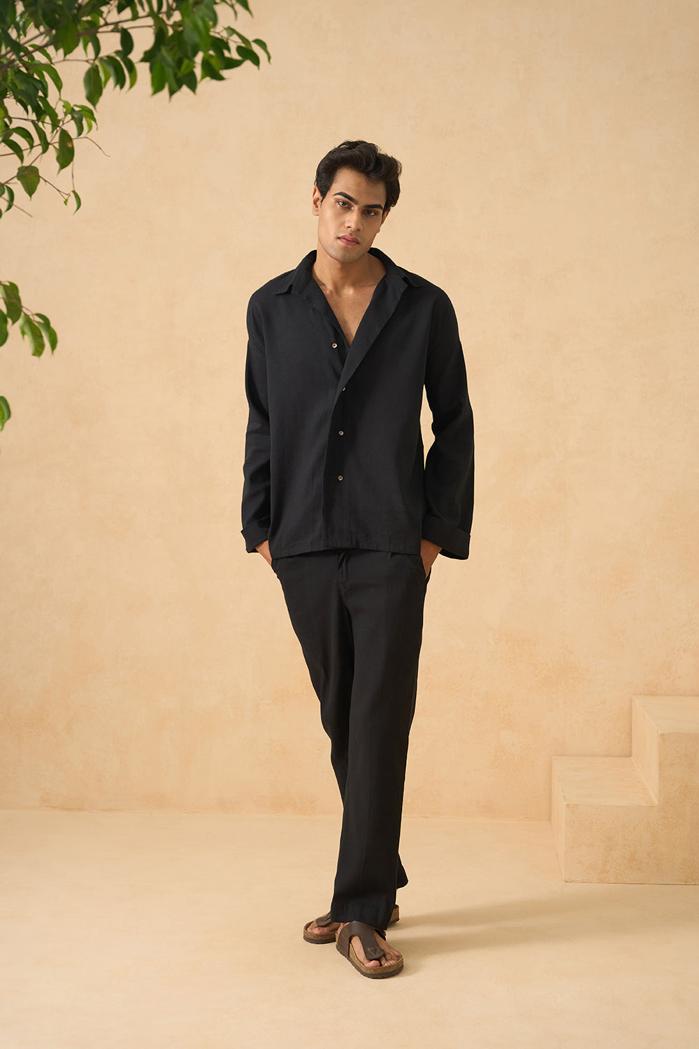 Coconut Veil Pure Linen Pants
