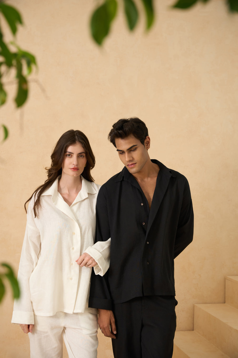 Coconut Veil Pure Linen Shirt
