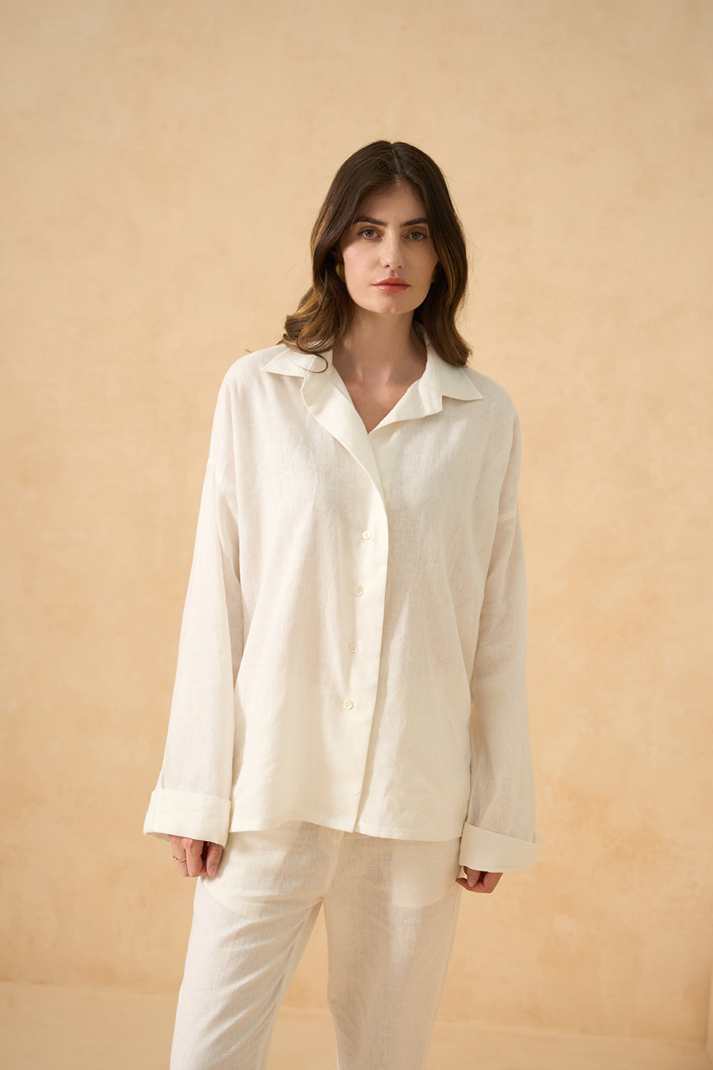 Coconut Veil Pure Linen Co-ord