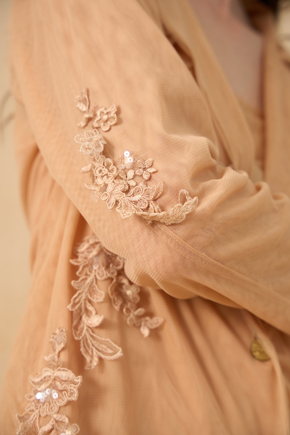 Gunjan Ladha in Golden Mirage Dress
