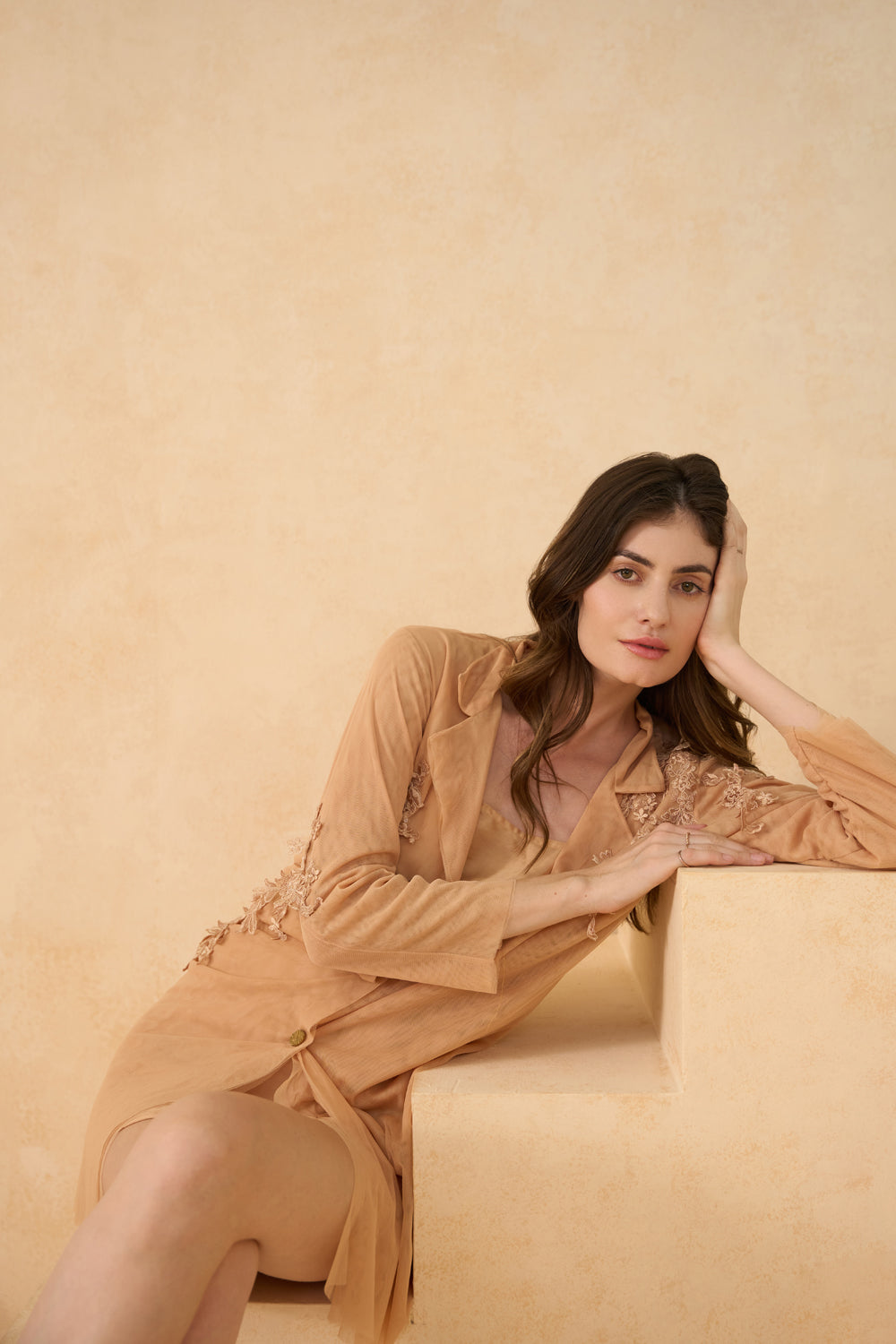 Gunjan Ladha in Golden Mirage Dress