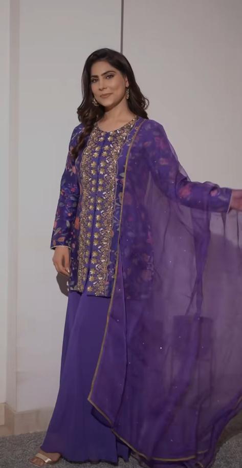 AZALEA SHARARA SET WITH EMBROIDERY