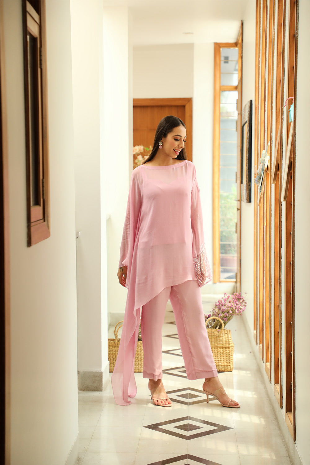 THE FARIA SET Peri-peri Pink Co-ord Set