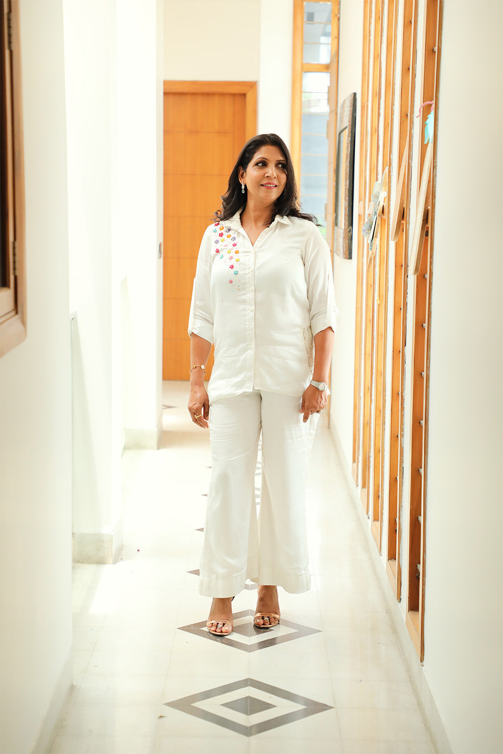 All Day Teressa Set White Co-ord Set