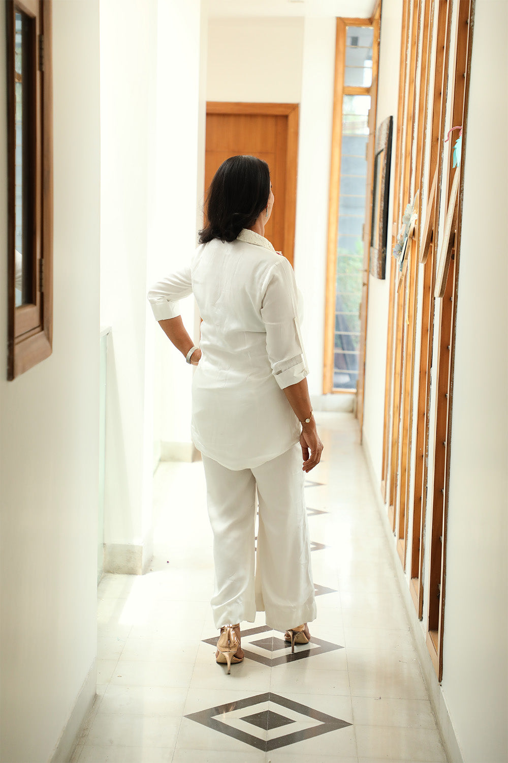 All Day Teressa Set White Co-ord Set