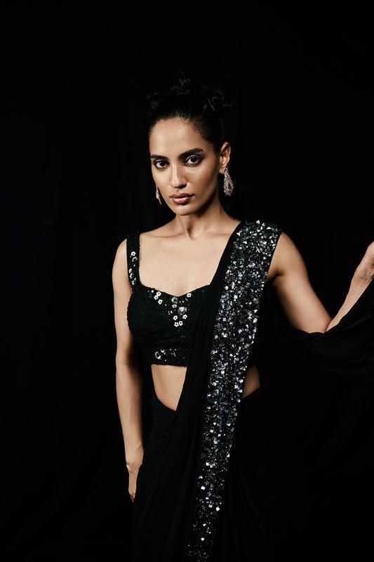 Obsidian Muse Drape