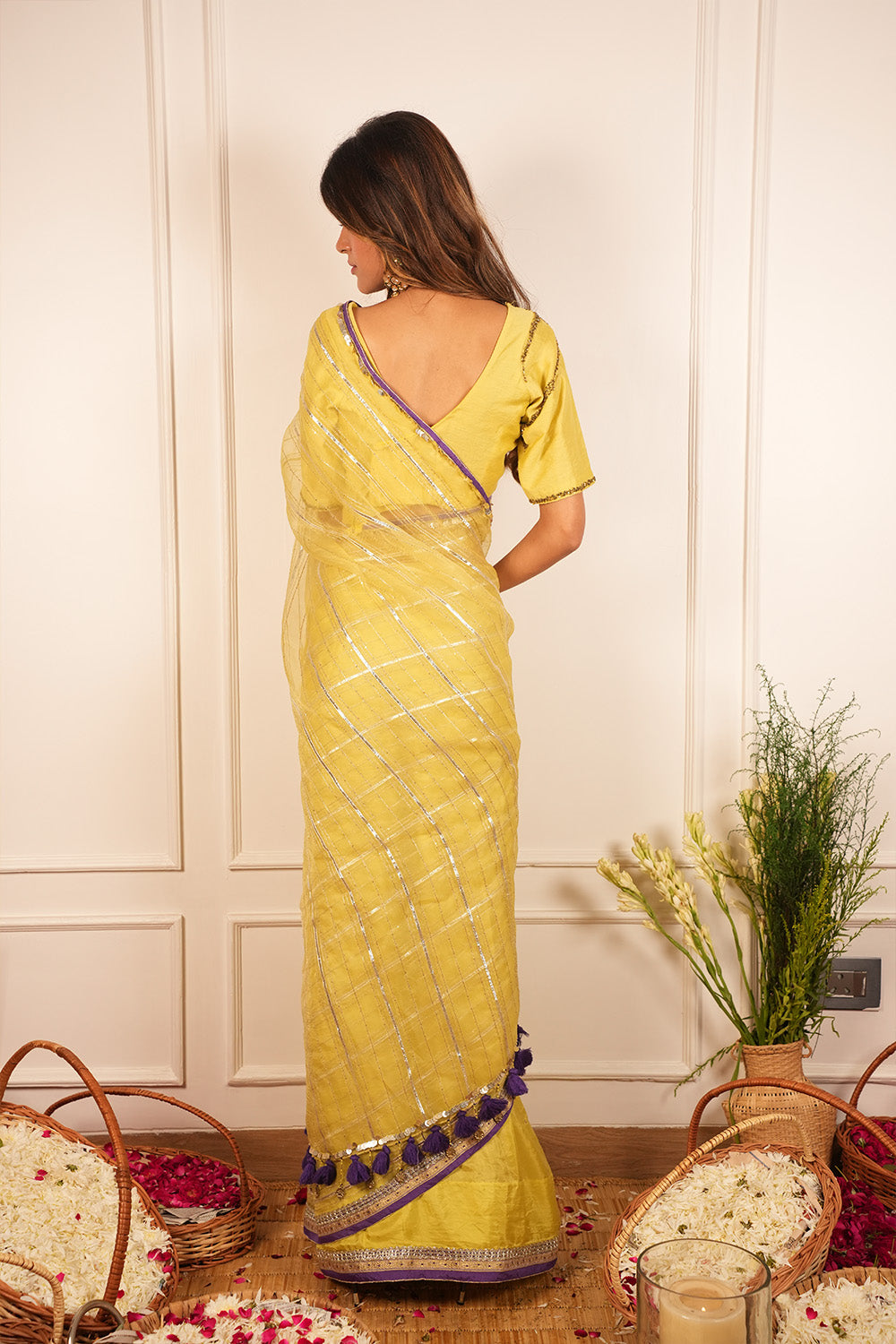 Lemony Mode Saree