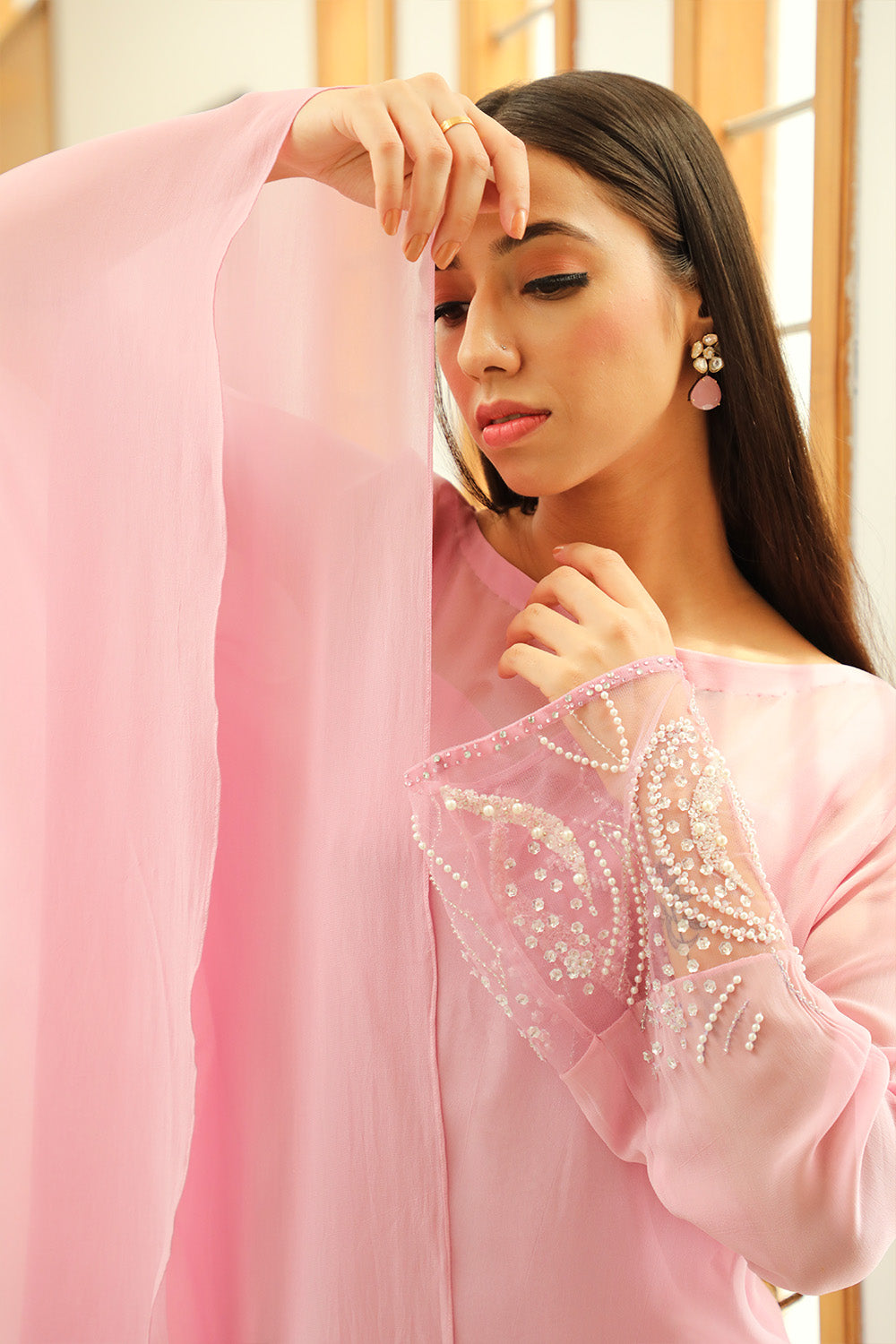 The Faria Set Peri-peri Pink Co-ord Set Named After Reita Faria Powel, An Indian Model, Doctor and Beauty Queen, Who Won Miss World 1996 to Become the First Asian Woman to Win the Title.